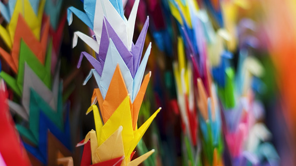 Riddhiculous Origami Cranes for peace
