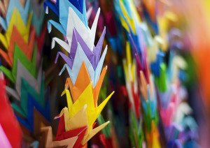 Riddhiculous Origami Cranes for peace